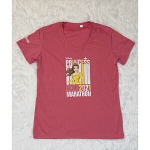 Disney Princess Half Marathon 2021 Shirt Womens Medium Pink runDisney Belle